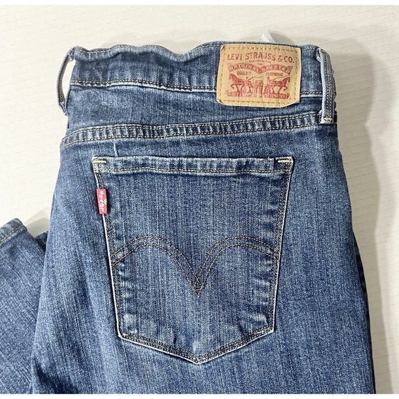 Levi's 505 Jeans Women's 32 Straight Leg Fit Americana Heritage Grunge Workwear‎ - Picture 4 of 6
